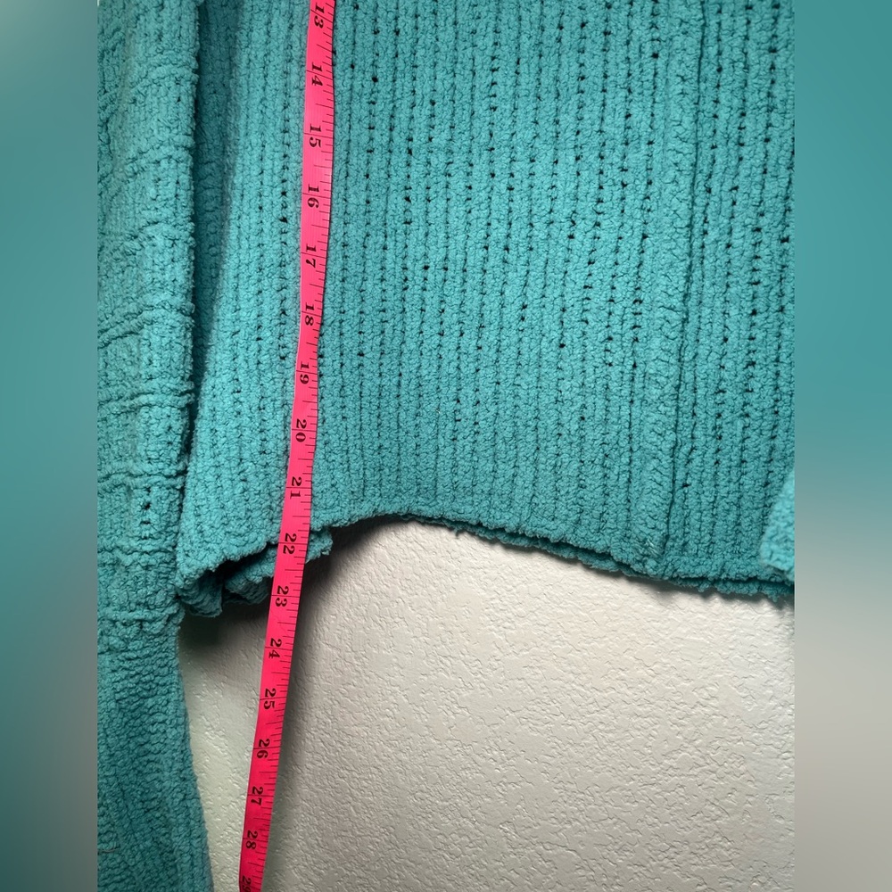NWT Free People Emerald Aura Be Yours Pullover Balloon Sleeve Sweater XL Boho - Picture 11 of 13